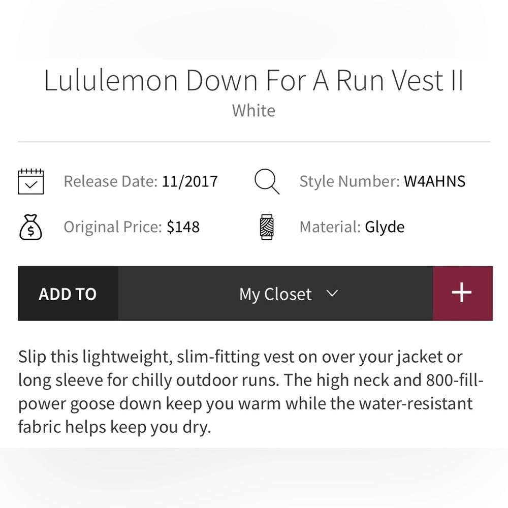 Lululemon Down For A Run Vest II - Picture 10 of 11